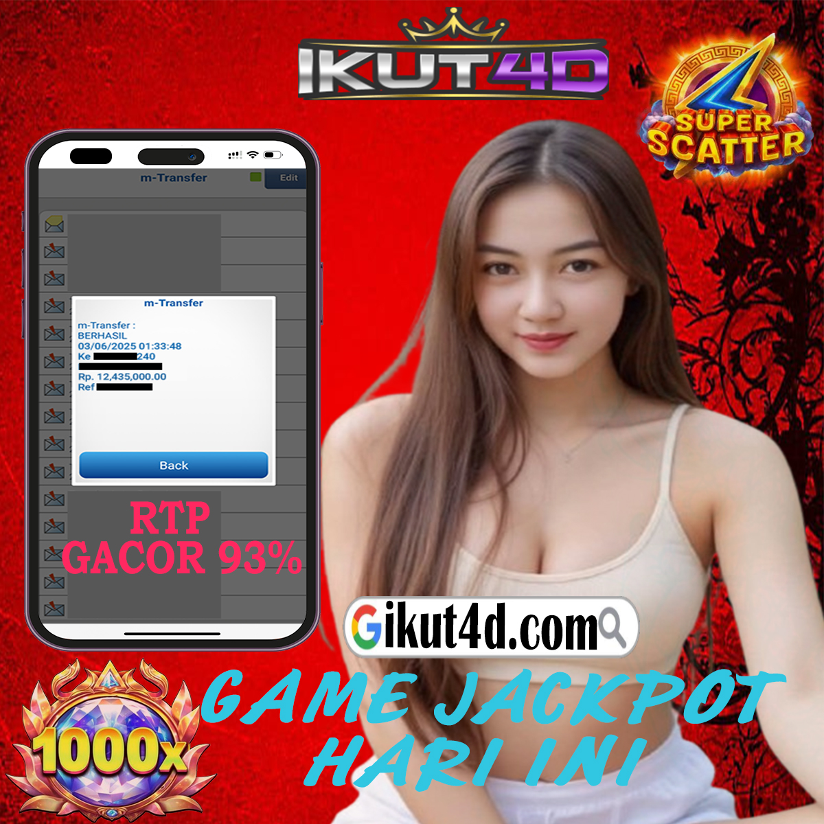Sukses Withdraw Rp 12.435.000 di Slot Gates of Olympus