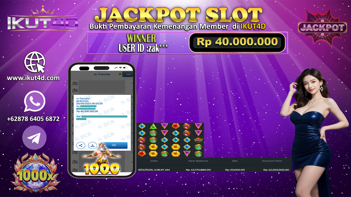 BUKTI KEMENANGAN FANSTASTIS SLOT SERVER THAILAND