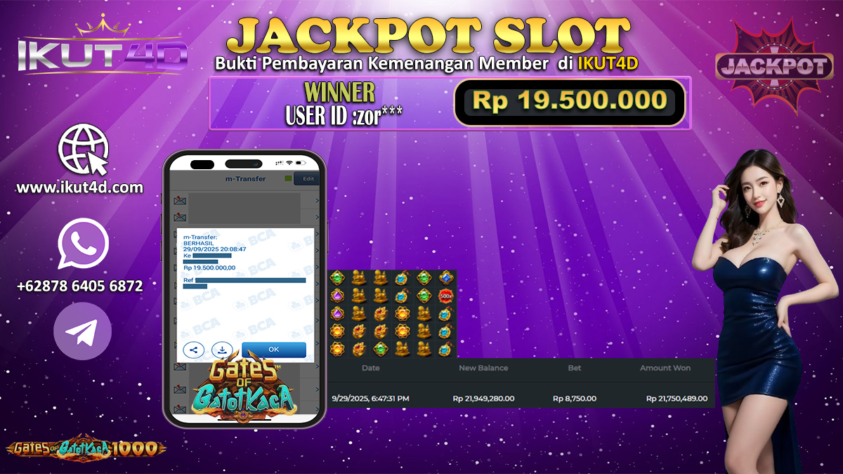 Review Slot Online RTP Tertinggi & Tips Menang Gates of Gatot Kaca 1000 di Pragmatic Play Bersama IKUT4D