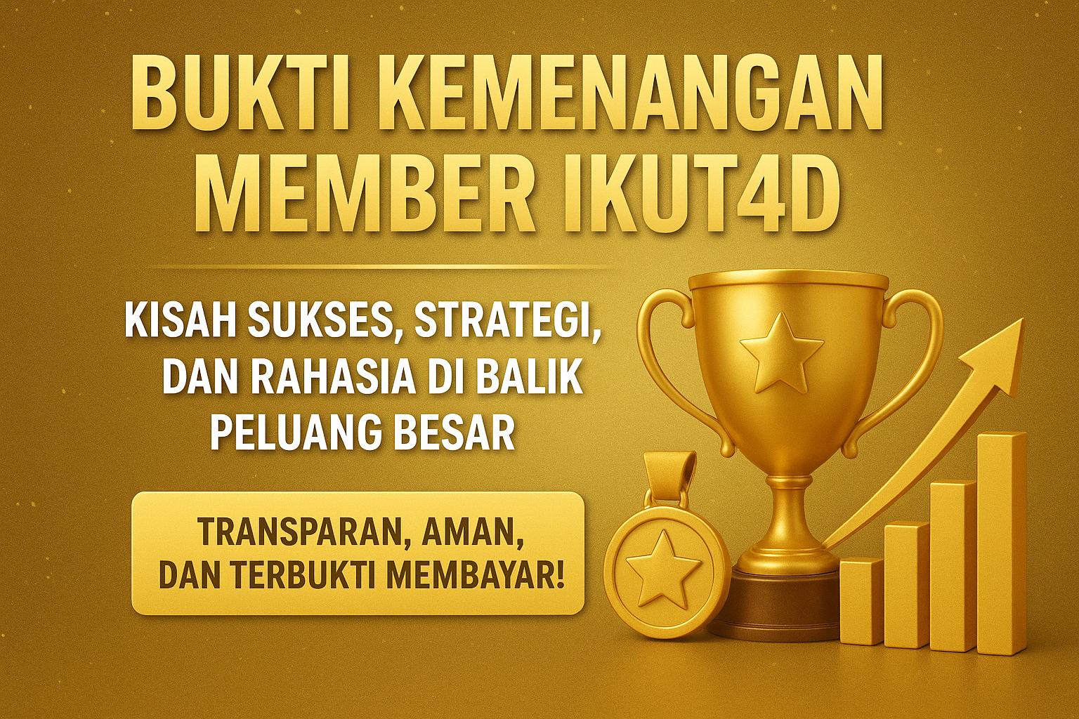 Bukti Kemenangan Member IKUT4D: Cerita Lucu, Strategi, dan Inspirasi di Balik Kemenangan