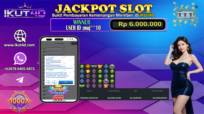 Maxwin Starlight Princess 1000 di IKUT4D