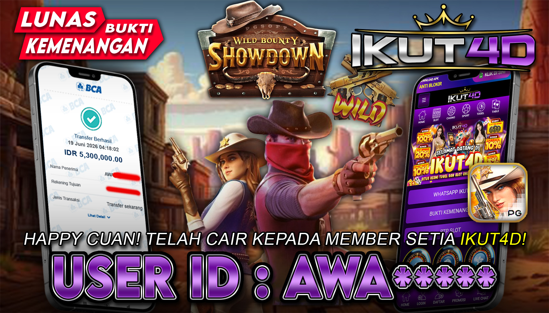 IKUT4D (02) SHOWDOWN 5,3JT ID AWA