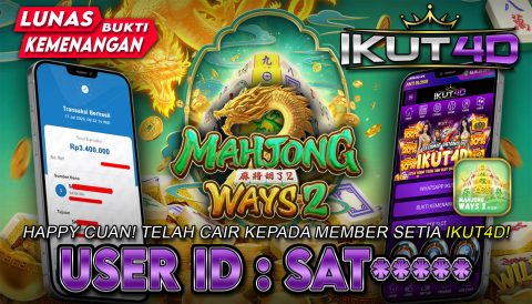 IKUT4D (01) MAHJONG 3,4JT ID SAT